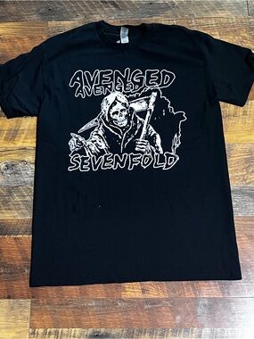 Avenged Sevenfold tour tshirt Sleeve Tee - Black (M)